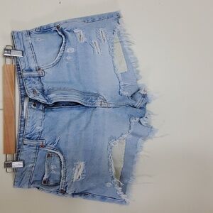 ZARA Women's distressed Jeans Shorts Size 10